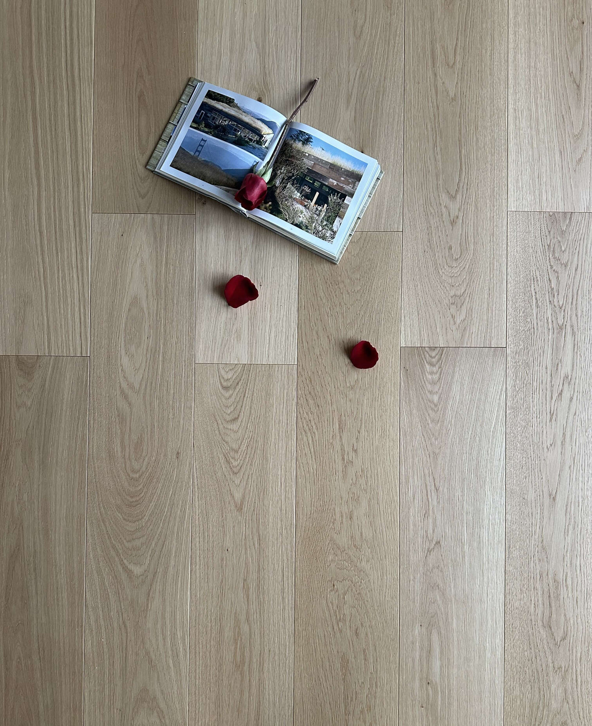 Plankegulv i eg med UV matlak uden knaster - Manhattan Selected - Bredde 190 mm