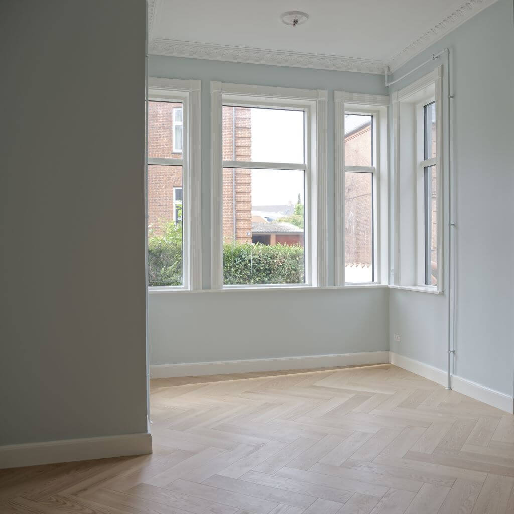 Sildebensparket i rødeg - Silenzio/Atlas - Bredde 132 mm